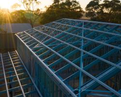 Indah Island - Hamptons Farmhouse Project - Framing made from TRUECORE<sup>®</sup> steel