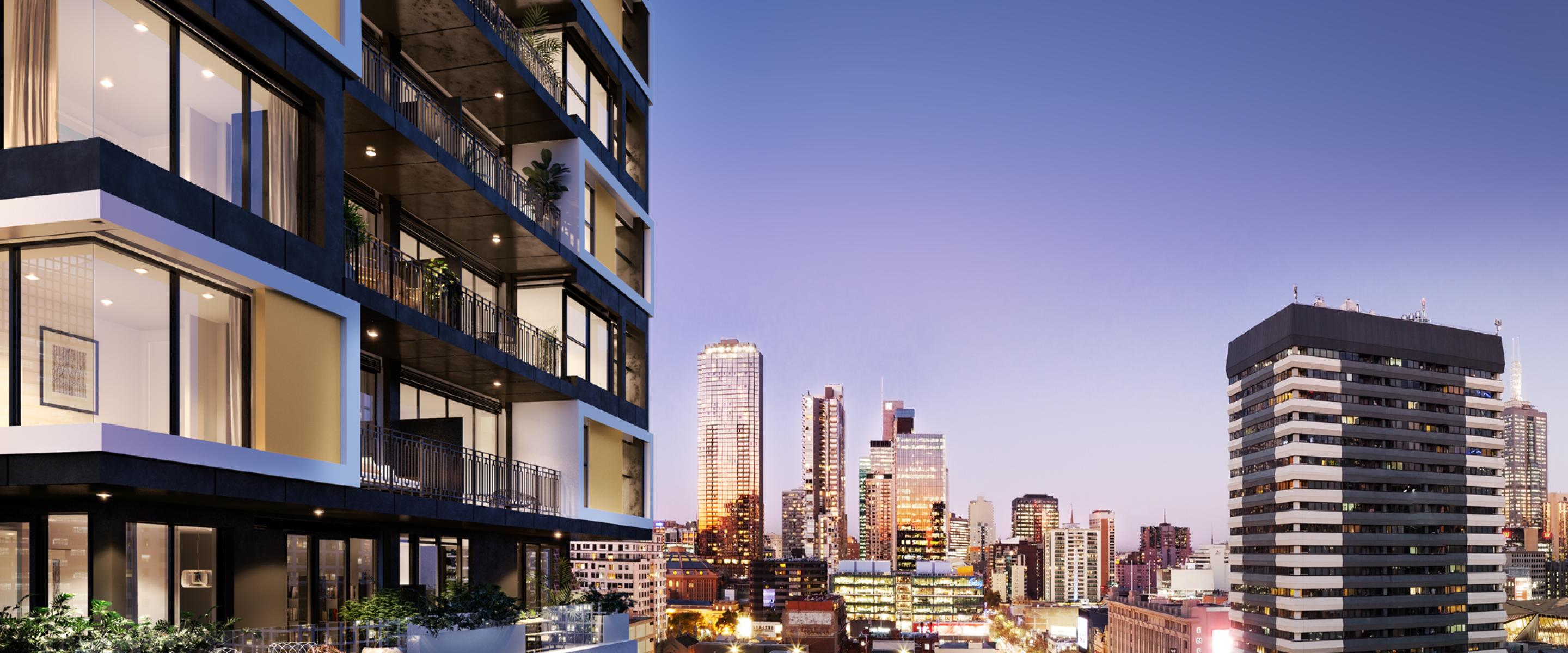 Lonsdale Apartment Building project - an old 12-storey building in Melbourne - Framing made from TRUECORE® steel.