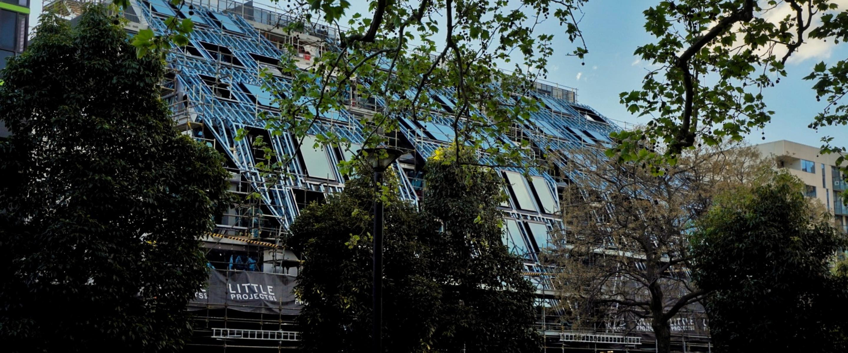 Viridi Apartments, Prahran. LGS framing made from TRUECORE® steel