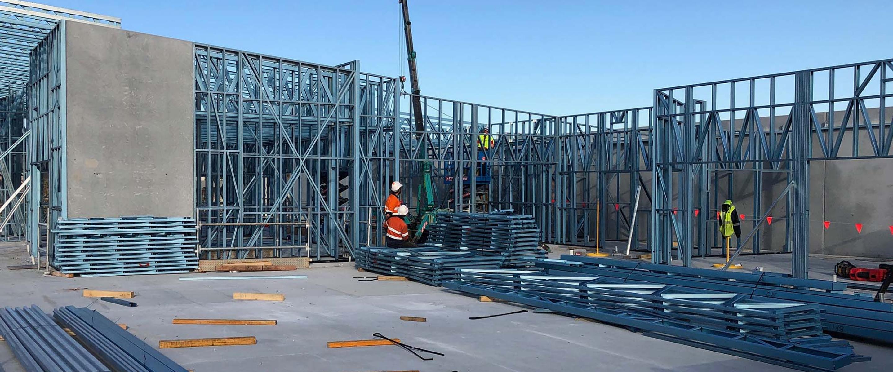 Insight ELC Steel Framing Top Floor Shot