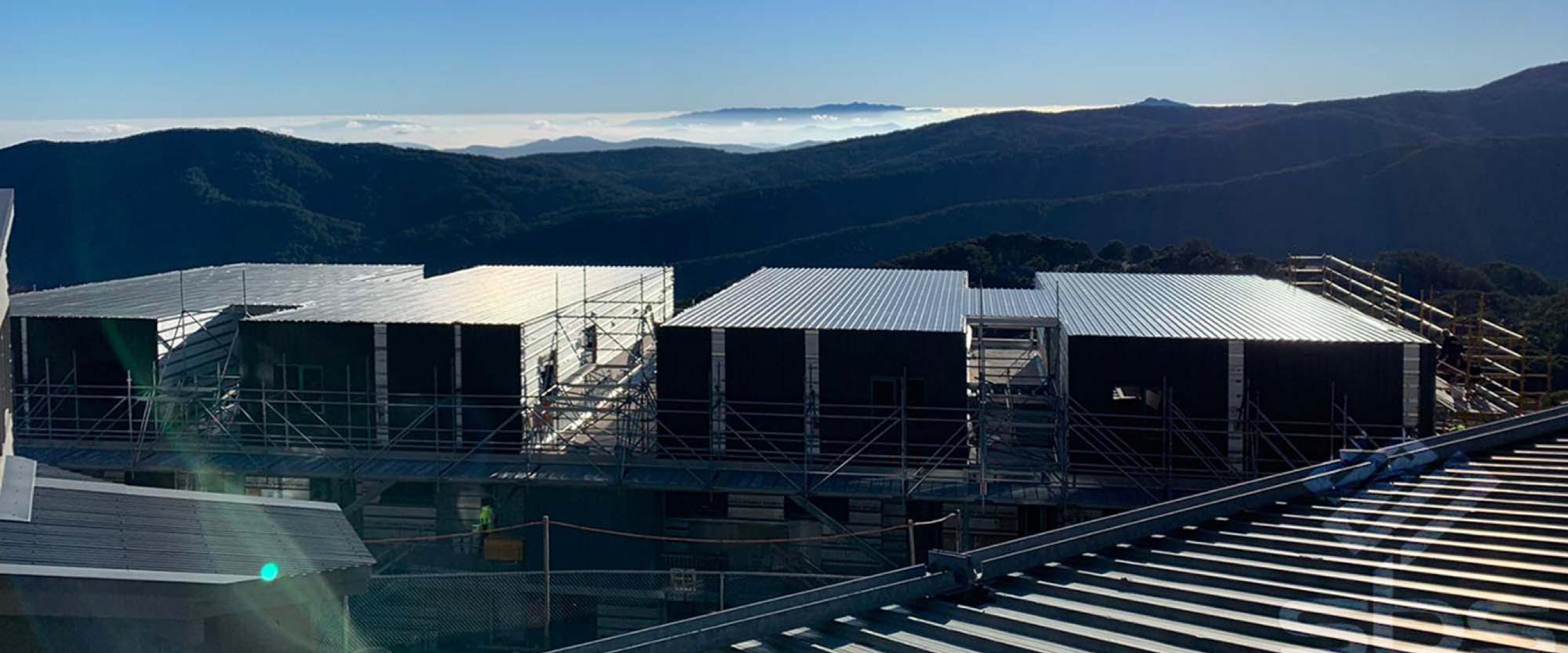Frames made from TRUECORE® steel, apartments at Mount Buller, Victoria