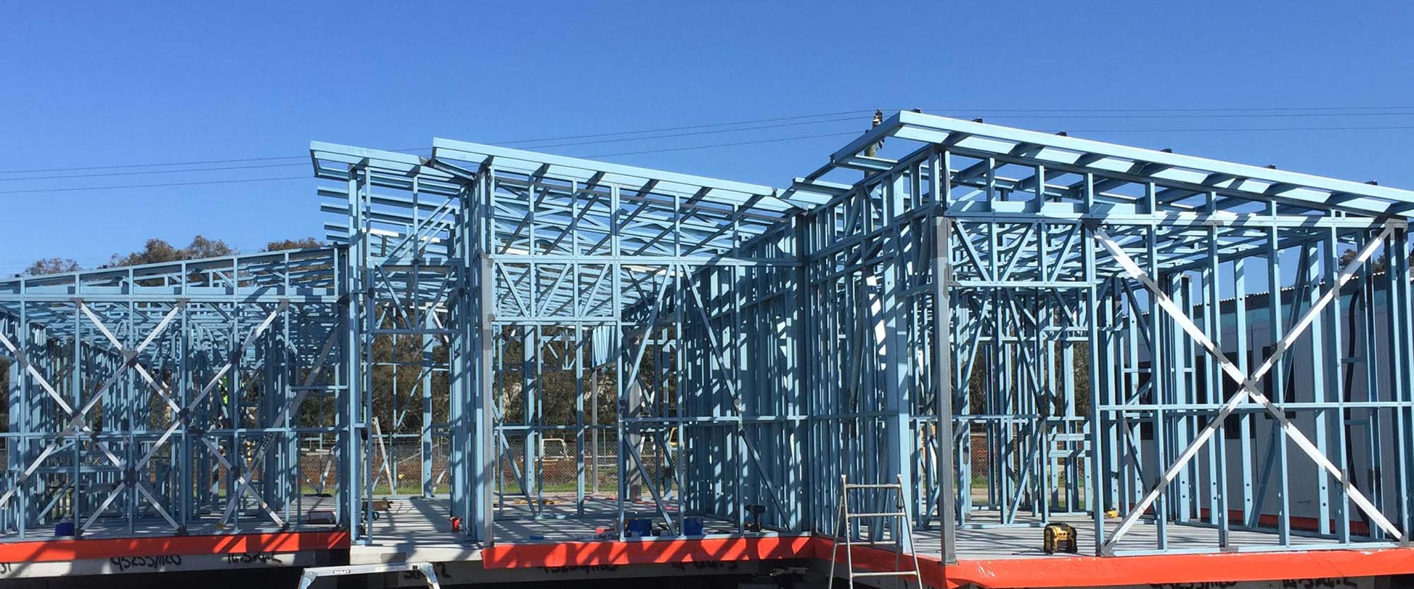 TR Home fabricate framing made from TRUECORE® steel in-house